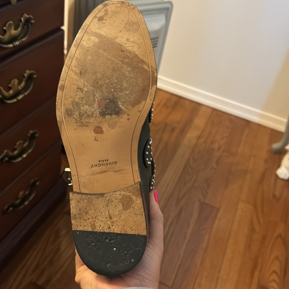 Gently worn Givenchy elegant flat ankle stud boots. Size 40B/10B - Picture 8 of 8